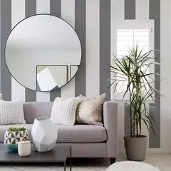 Papel Vinilico Aura Empapelado Rayado - Muresco - Muebles y Cosas - tienda online