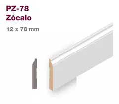 Zocalos Para Pisos Prepintado Blanco x Tira - Muebles y Cosas - tienda online