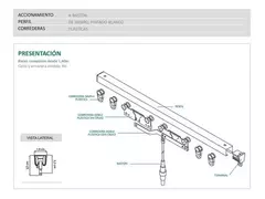 Riel Europeo Con Ruedas Completo (diferentes medidas) - Muebles Y Cosas - tienda online