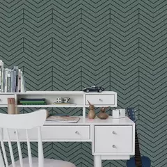 Papel Vinilico Picnic 2 Chevron Empapelado - Muresco - Muebles y Cosas