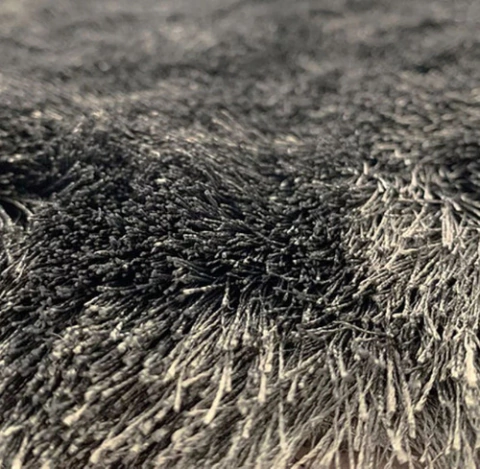 Carpeta De Alfombra Pelo Extra Largo Shiva 1.50 X 2.00