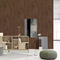 Papel Vinilico Aura Empapelado Símil Madera - Muresco - Muebles y Cosas