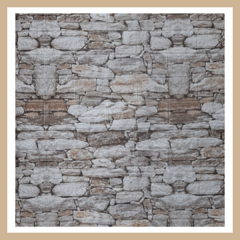 Placa 3d Autoadhesiva modelo PIEDRA ZEN Para Pared - 70x77 cm - muebles y cosas