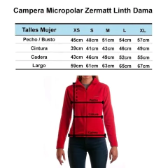 Campera Micropolar Zermatt Linth Mujer - comprar online