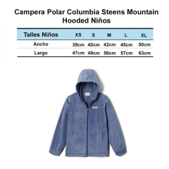 Campera Polar Columbia Steens Mountain Hooded Niños - comprar online