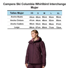 Campera Ski Columbia Whirlibird Interchange Mujer - comprar online