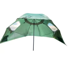 Sombrilla Carpa Playera Bamboo 2.4 Mts Protección Upf+50