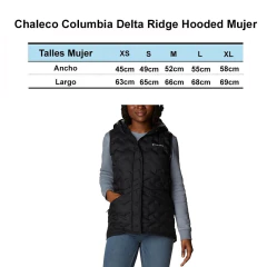 Chaleco Duvet Columbia Delta Ridge Hooded Vest Mujer - comprar online