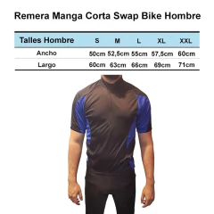 Remera Ciclismo Manga Corta Swap Bike Hombre - comprar online
