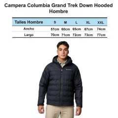Campera Duvet Columbia Grand Trek Down Hooded Hombre - comprar online