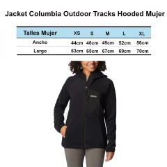 Campera Polar Columbia Outdoor Tracks Hooded Mujer - comprar online