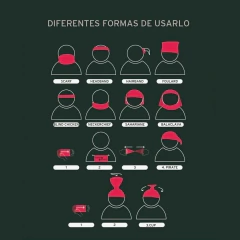 Cuello Multifuncion Salomon Necktube Pointillism - comprar online