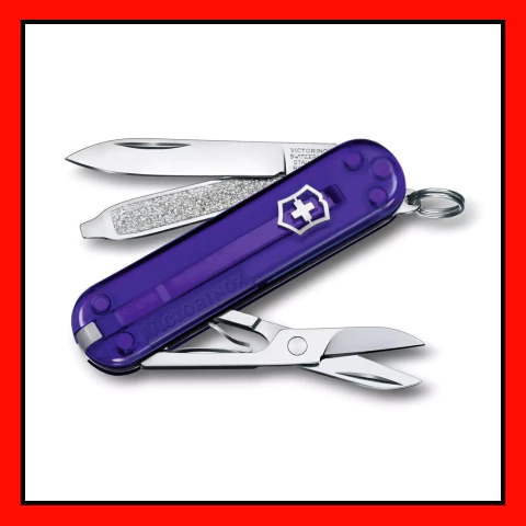 Cortaplumas Victorinox Classic Sd Transparente 7 Funciones