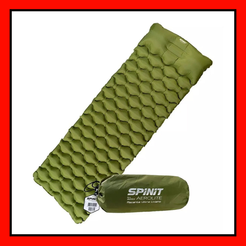 Colchoneta Aislante Inflable Spinit Aerolite Con Almohada