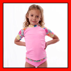 Remera Folau Manga Corta Lycra Protección Uv50 Kids Niños/as