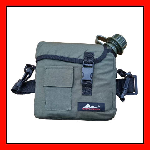 Cantimplora Explorer Gulf 2 Lts Con Funda Y Correa