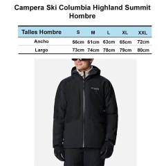 Campera Ski Columbia Highland Summit Titanium Hombre - comprar online