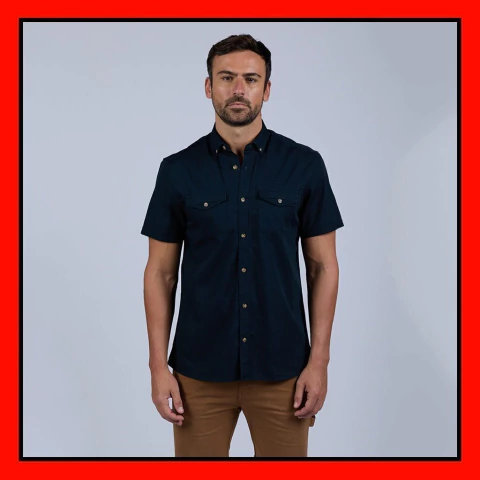 Camisa Manga Corta Oxford Polo Club Genoa Hombre
