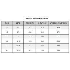 Campera Columbia Powder Lite Junior Niña - comprar online