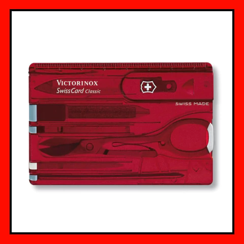 Tarjeta Victorinox Swisscard Classic 10 Usos
