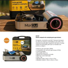 Anafe Cocina Portatil Morgul Compacto Lm-01 en internet