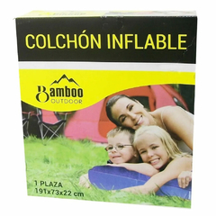 Colchón Inflable Gamuzado Bamboo 1 Plaza en internet