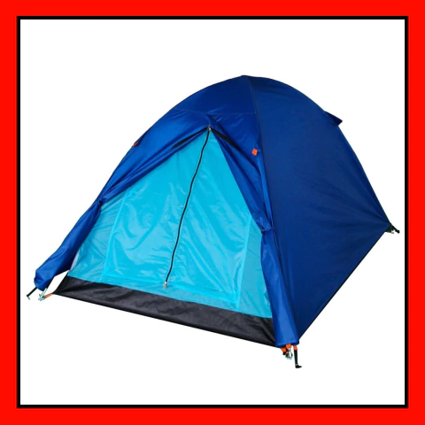 Carpa Broksol Coral Pro 2 Personas Con Cubre Techo