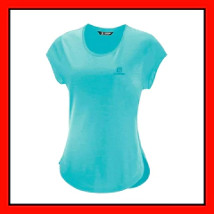 Remera Salomon Sun Shine Ss Tee Mujer Running