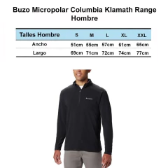 Buzo Micropolar Columbia Klamath Range Hombre - comprar online