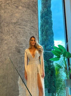 Vestido de Crochê Florence - Prata na internet