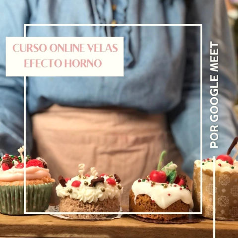 Taller Online velas Baked en internet