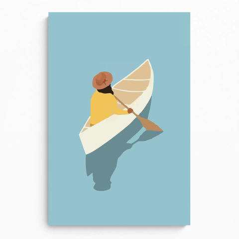 Quadro De Boa No Lago - comprar online