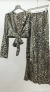 Conjunto Cropped Calça Animal Print