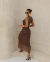 Vestido Midi Tule Animal Print - comprar online