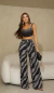 Calça Jeans Chevron