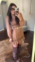 Vestido Tule Boho na internet