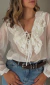 Blusa Bata Babados Cordão - comprar online