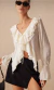 Blusa Bata Babados Gola V - comprar online