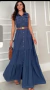 Vestido Tricoline Cinto na internet