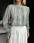 Camisa Crepe de Seda Renda - Dress It Up! Store