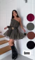 Vestido Curto Chiffon Nula Manga na internet