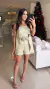 Macaquinho TQC Cinto Flor - Dress It Up! Store