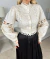 Camisa Renda Laise Botões Pérolas