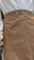 Saia Suede Franjas Spikes - Dress It Up! Store
