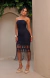 Vestido Midi Poliamida com Forro - comprar online
