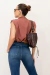 Blusa Creppe Drapeada Ombreira - Dress It Up! Store