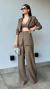 Conjunto Blazer Calça Top Linho - comprar online