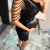Vestido Sequin Shoulder na internet