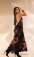 Vestido Longo Chiffon Floral - Dress It Up! Store