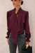 Blusa Crepe com Laço - comprar online